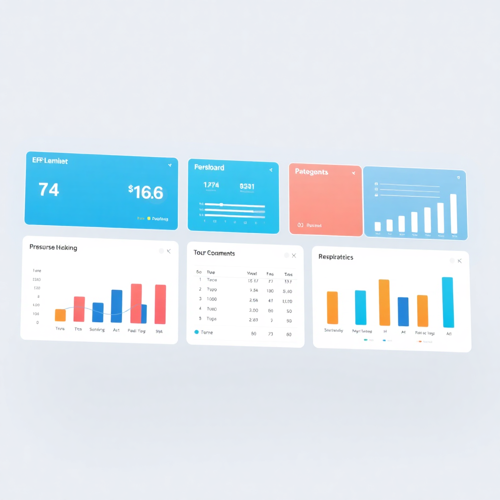 enterprise resource planning dashboard, ERP system interface, business management software